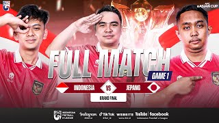 FULL MATCH FINAL GAME 1 INDONESIA VS JEPANG  AFC eASIAN CUP QATAR [upl. by Amoeji]