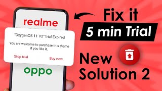 Remove 5 minutes trial from Realme and Oppo Themes  Android 14 13 12 11 [upl. by Aryas]