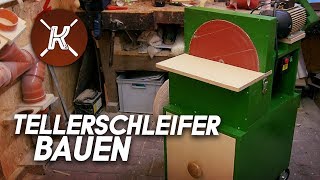 XXL Tellerschleifer Selber Bauen  Mit Kreissägen  Motor [upl. by Enelyk710]