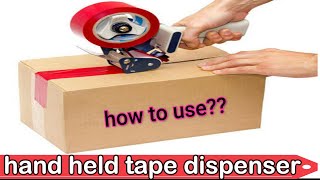 How To Use Hand Held Tape Dispenser🤩🤩Packing Tape Gun MachineBest Tape CutterHow To Load Red Tape [upl. by Gurevich]