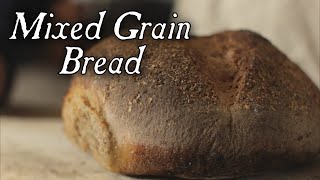 Baking Historic Mixed Grain Breads  18th Century Cooking [upl. by Liuka]