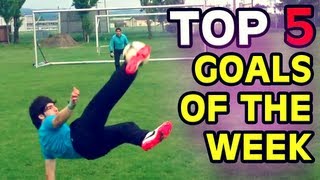 TOP 5 GOALS of the WEEK 62 2013  Best YouTube Free Kicks amp Shots [upl. by Krahling]