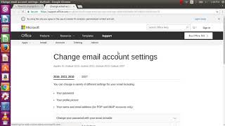 Quick steps to change hotmail account settings [upl. by Nylsoj908]