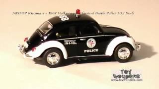 5057DPKinsmart1967VolkswagenClassicalBeetlePolice132DiecastWholesalempg [upl. by Araldo]