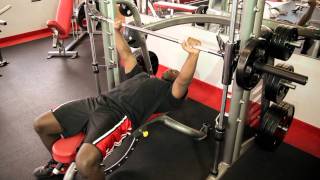 Smith Machine Regular Bench Press [upl. by Notsuoh]