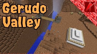 Minecraft  Gerudo Valley  LoZ Ocarina of Time [upl. by Ordnael]