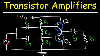 Transistor Amplifiers  Class A AB B amp C Circuits [upl. by Ard]