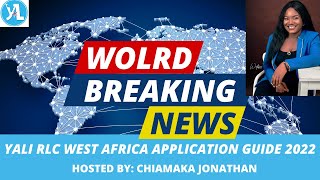 YALI RLC West Africa Application Guide 2022 by Chiamaka Jonathan an RLC Fellow yali yaliwestafrica [upl. by Yahsel]