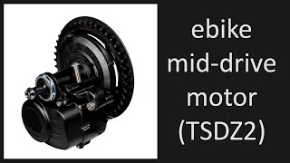 DIY Electric Bicycle Conversion  TSDZ2 installation middrive motor kit [upl. by Colver996]