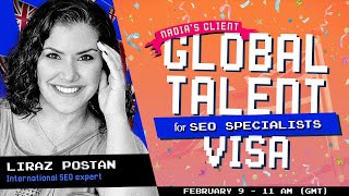 UK Global Talent Visa for SEO specialists Interview with Liraz Postan [upl. by Terti]