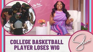 College Basketball Player Loses Wig  Sherri Shepherd [upl. by Bradleigh]