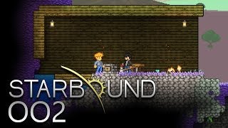 STARBOUND HD 002  Erstes Crafting erstes Haus ★ Lets Play Starbound [upl. by Hollinger]