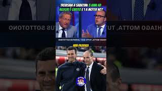 Scontro TrevisaniSabatini su Allegri e Thiago Motta [upl. by Coopersmith]