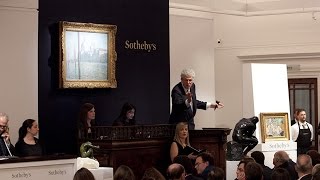 Impressionist Sales Break Record for Any Auction Ever Held in London  Sothebys [upl. by Skrap638]