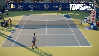 Top Spin 2K25  Carlos Alcaraz Vs Matteo Berrettini  HYPER TIE BREAK  Cincinnati Open PS5 [upl. by Nagirrek]