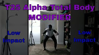 T25 Total Body MODIFIER FULL WORKOUT Day 10 [upl. by Owiat]