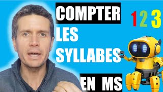 👉Compter les SYLLABES dun mot en MATERNELLE [upl. by Bradstreet]