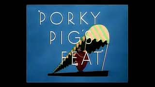 Every Single Porky Pig Title Card 1943 [upl. by Suoirred744]