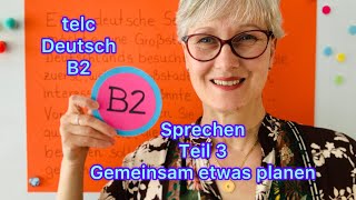 B2  telc  mündlicher Teil 3  Gemeinsam etwas planen  Senioren in der Großstadt  Deutsch lernen [upl. by Chanda499]