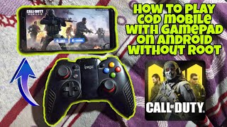 How to Play Call of Duty Mobile with Controller on Android NO ROOT Mapping Tutorial [upl. by Harrad]