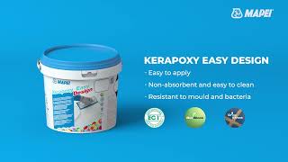 Mapei  Kerapoxy Easy Design  brilliant performance grouts interior design colours  Tutorial [upl. by Tita108]