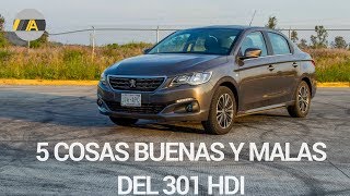 5 cosas buenas y 5 malas del Peugeot 301 HDI [upl. by Crispas]