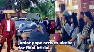 JUNIOR POPE BODY FINALLY arrives UKEHE IN NSUKA ENUGU STATE FAREWELL NOLLYWOOD LEGEND [upl. by Budwig]