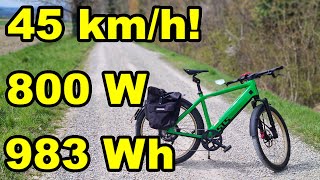 ROWER ELEKTRYCZNY STROMER ST5  EBIKE POTWÓR 45 kmh DB 158 [upl. by Janine449]