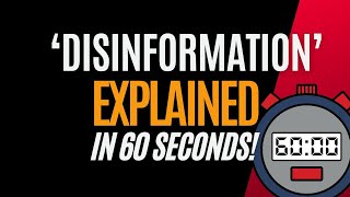 GUESS WHO Disinformation Explained in 60 Seconds [upl. by Ilehs669]