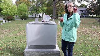 How to Make a Gravestone Rubbing [upl. by Orgell]