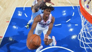 Maxey 33 Pts Saves 76ers OT vs Grizzlies Morant 37 Pts 202122 NBA Season [upl. by Thadeus]