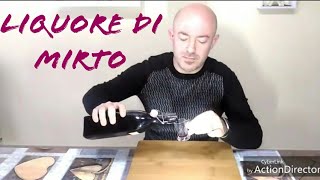 Liquore al Mirto Sardo Fatto in casa Videoricetta [upl. by Betta]