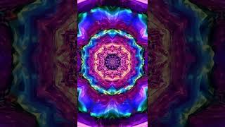 Infinite Zoom through a Psychedelic Kaleidoscope psychedelicvisualstrippyvisuals fractalshapes [upl. by Eittap]