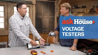 How To Use a Voltage Tester  Ask This Old House [upl. by Hayotal]