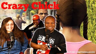 quotThe Crazy Chickquot GTA5 Skit Itsreal85  Reaction [upl. by Aruat]