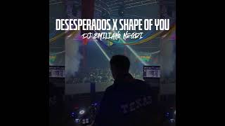 DESESPERADOS VS SHAPE OF YOU REMIX⚡️ Rauw Alejandro Emiliano Negri Reggaeton Mashup [upl. by Adnamra604]