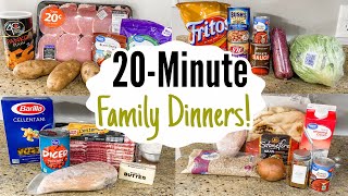 20 MINUTE MEALS  FIVE Quick amp EASY Weeknight Dinner Ideas  Julia Pacheco [upl. by Einolem]