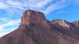 El Capitan from a birds eye view dronevideo mountains elcapitan texas autelevo2pro [upl. by Damales]