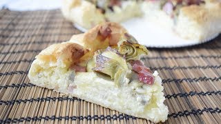 TORTA SALATA DI PASTA SFOGLIA CON CARCIOFI SURGELATI RICOTTA E SPECK [upl. by Anatol563]