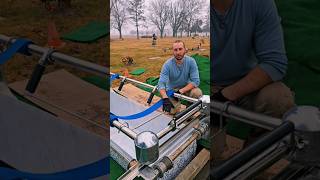 How a Casket is Placed on the Lowering Device gravesite cemetery funeral Graveside burialvault [upl. by Connelly]