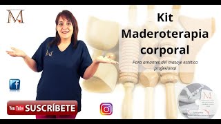 Kit Maderoterapia corporal [upl. by Pinzler]