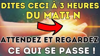 Prière PUISSANTE de COMBAT SPIRITUEL entre 3H00 et 5H00 du MATIN Matin et Soir de Prière  partie1 [upl. by Ahsemed415]