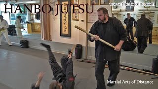 Hanbo  Short Stick CaneStaff Distance Striking for Self Defense [upl. by Bethena23]