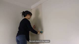 How To Install Paintable Wallpaper [upl. by Tiertza]