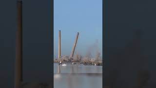 4 chimneys demo at the same time [upl. by Anatnas]