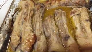 Oven Baked Pig Tails with gravy [upl. by Yesor]