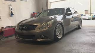 Super clean 2010 G37 dyno session tuned via EcuTek [upl. by Elletnuahc]