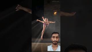 Amazingg stunt🥶 ☠️🦾 slowmotiondance ballerina stunt kickingchallenge fitness trending [upl. by Annail705]