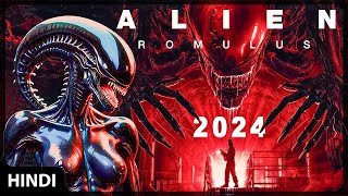 Alien Romulus 2024 Movie Explained in Hindi Summarized हिन्दी [upl. by Mackey]