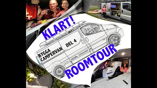 45 Bygga campervan– KLART Visning walk through husesyn roomtour [upl. by Eramal]